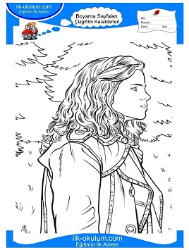 Çocuklar İçin Harry Potter Boyama Sayfaları 